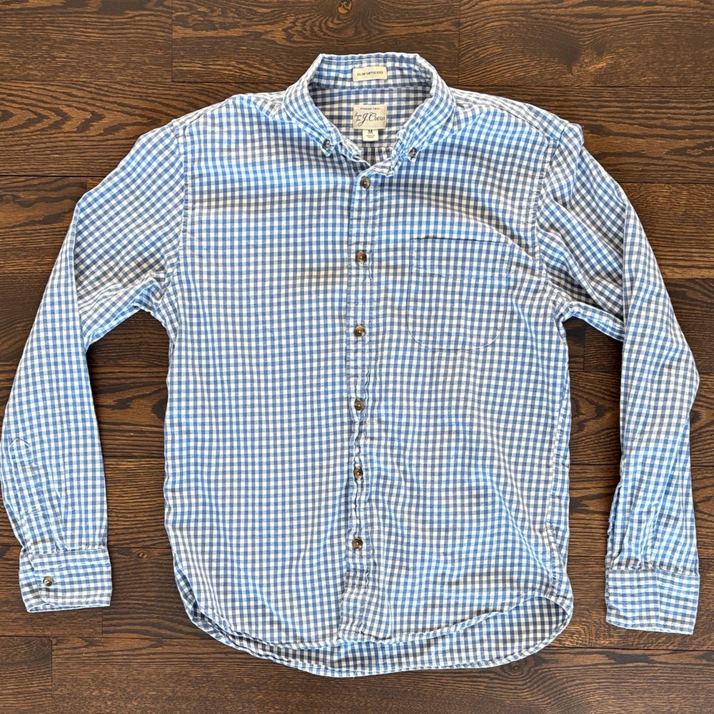 J. Crew Light Blue Casual Shirt